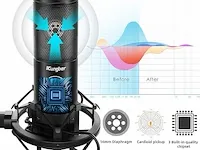 Kungber usb-microfoon pc-gamingmicrofoon - afbeelding 4 van  4