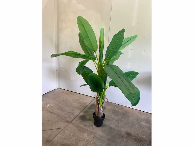 Kunst banaanplant 160 cm - afbeelding 2 van  6
