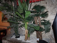 Kunst bananenboom hoogte circa 180 cm. - afbeelding 1 van  2