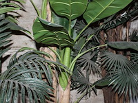 Kunst bananenboom hoogte circa 180 cm. - afbeelding 2 van  2