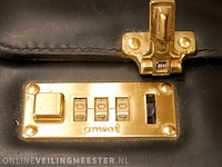 (kunst)-lederen pilotenkoffer, nieuw - afbeelding 2 van  3