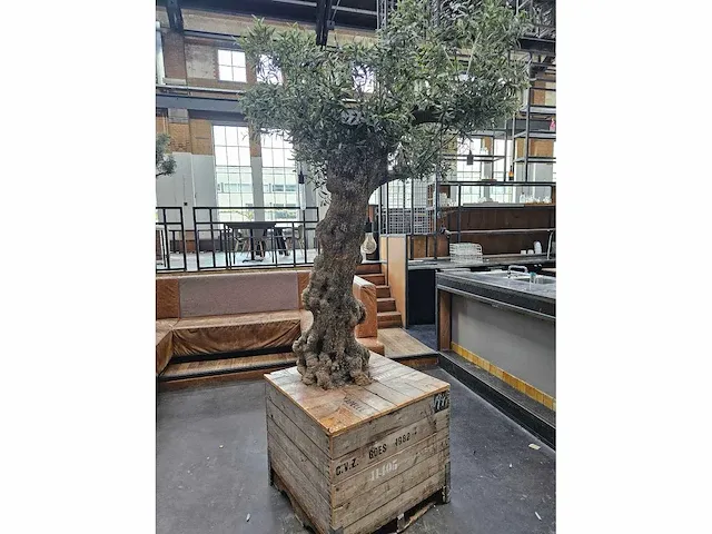Kunst olijfboom 320cm - afbeelding 3 van  5