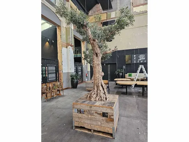 Kunst olijfboom 340cm - afbeelding 3 van  9