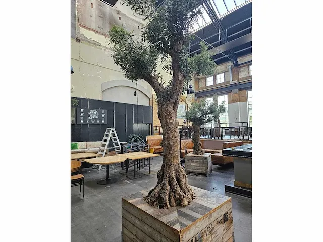 Kunst olijfboom 340cm - afbeelding 4 van  9