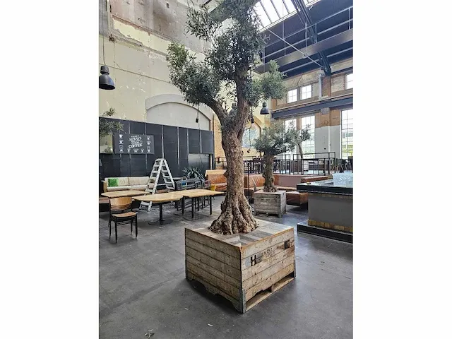 Kunst olijfboom 340cm - afbeelding 5 van  9