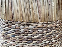 Kunst plant in hoge pot (2x) - afbeelding 3 van  5