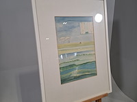 Kunst schilderijen beelden, b.c. roschlau, horizontaal landschap 4 - afbeelding 2 van  7