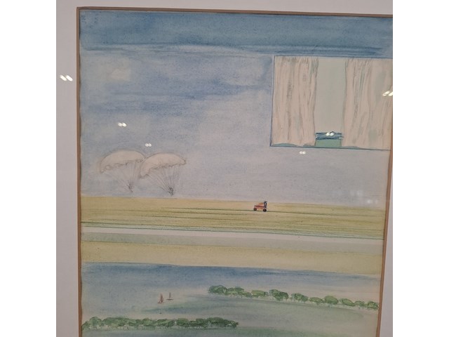 Kunst schilderijen beelden, b.c. roschlau, horizontaal landschap 4 - afbeelding 4 van  7