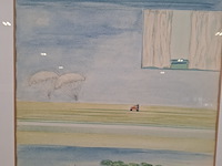 Kunst schilderijen beelden, b.c. roschlau, horizontaal landschap 4 - afbeelding 4 van  7