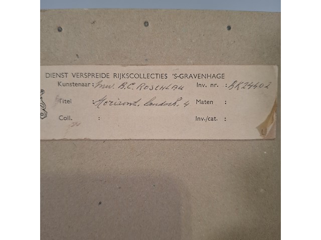 Kunst schilderijen beelden, b.c. roschlau, horizontaal landschap 4 - afbeelding 7 van  7