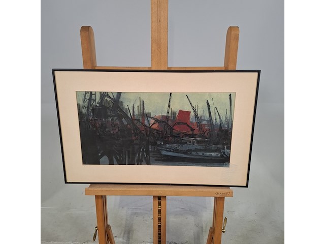 Kunst schilderijen beelden, j.v.d.plas, industrie - afbeelding 1 van  6