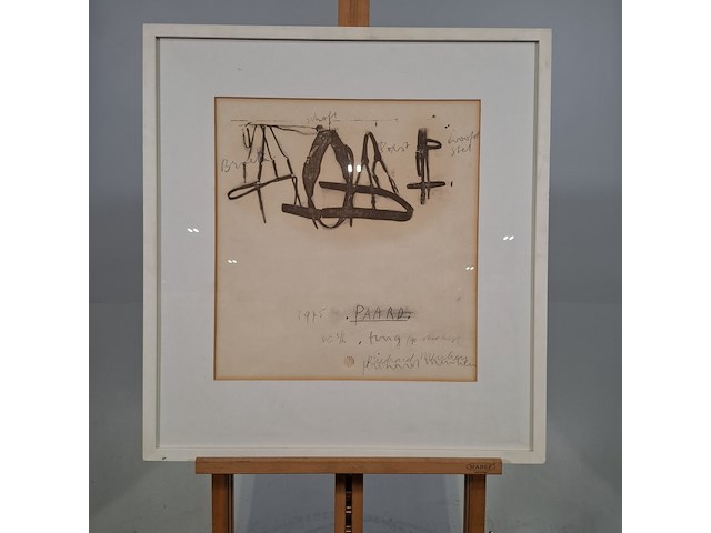 Kunst schilderijen beelden, r. menken, paard 3/6, 1975 - afbeelding 1 van  7