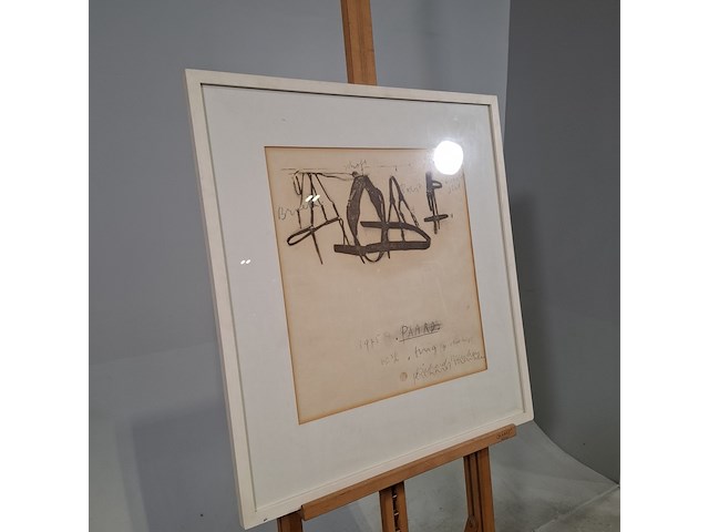 Kunst schilderijen beelden, r. menken, paard 3/6, 1975 - afbeelding 2 van  7