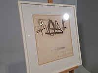 Kunst schilderijen beelden, r. menken, paard 3/6, 1975 - afbeelding 2 van  7