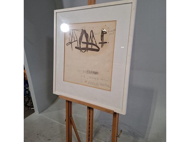 Kunst schilderijen beelden, r. menken, paard 3/6, 1975 - afbeelding 3 van  7