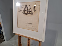 Kunst schilderijen beelden, r. menken, paard 3/6, 1975 - afbeelding 3 van  7