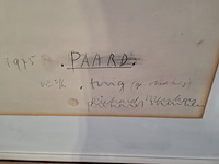 Kunst schilderijen beelden, r. menken, paard 3/6, 1975 - afbeelding 4 van  7