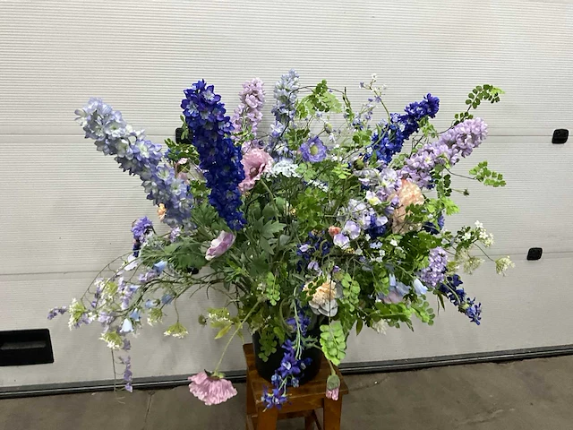 Kunstbloemen in pot - afbeelding 3 van  6