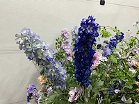 Kunstbloemen in pot - afbeelding 5 van  6