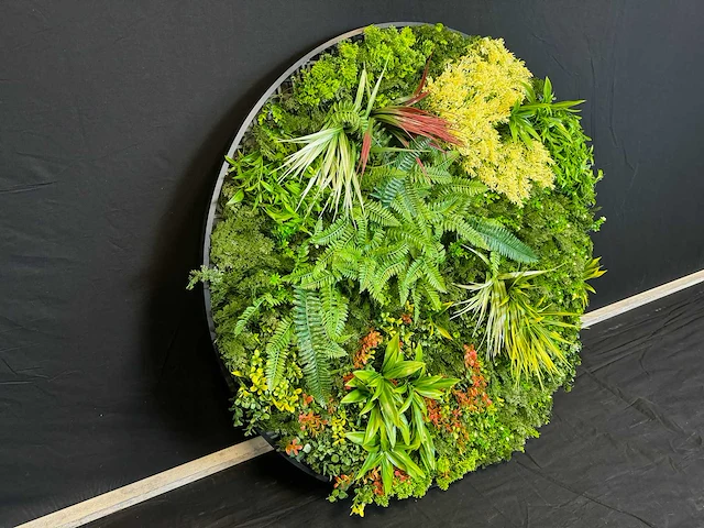 Kunsthaag wand paneel rond (2x) - afbeelding 7 van  11