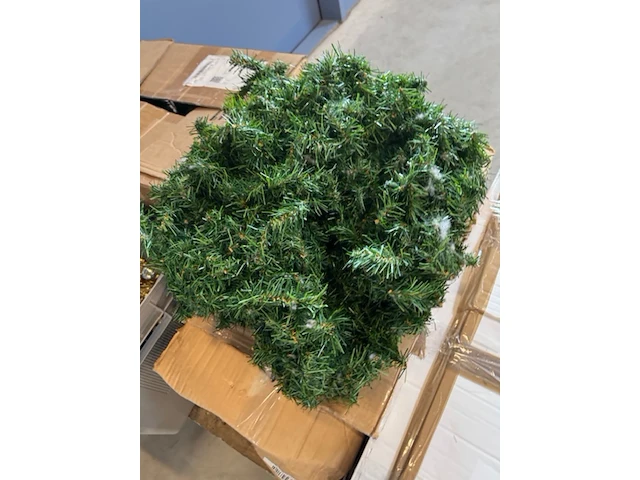 Kunstkerstboom en diverse kerstdecoratie - afbeelding 3 van  6