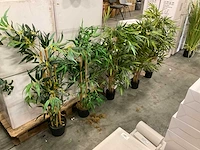 Kunstlanten met pot (5x) - afbeelding 1 van  1