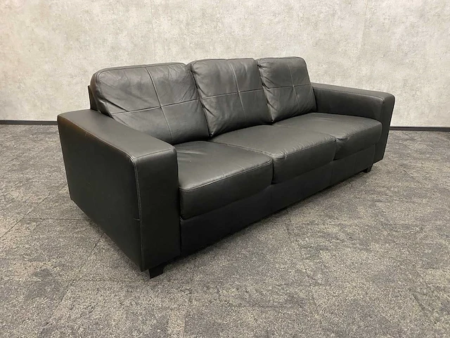 Kunstlederen 3-zits sofa - afbeelding 1 van  17