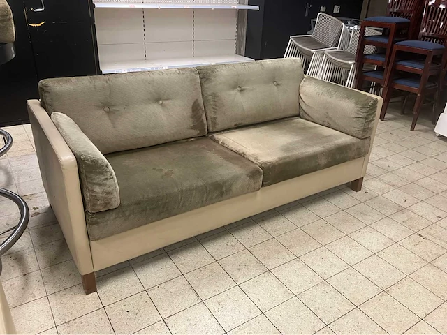 Kunstlederen bank (2x) - afbeelding 1 van  8