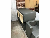 Kunstlederen bankje (6x) - afbeelding 4 van  5