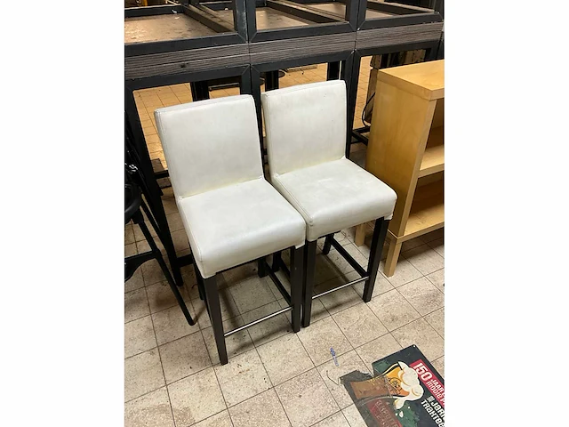 Kunstlederen barstoel (2x) - afbeelding 5 van  5