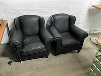 Kunstlederen fauteuil (2x) - afbeelding 2 van  8