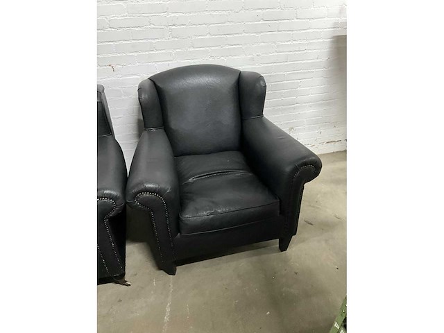 Kunstlederen fauteuil (2x) - afbeelding 3 van  8