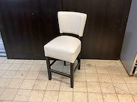 Kunstlederen halfhoge barstoelen (3x) - afbeelding 1 van  6
