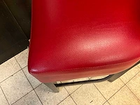 Kunstlederen halfhoge barstoelen (6x) - afbeelding 4 van  6