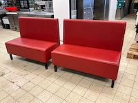 Kunstlederen restaurantbank (2x) - afbeelding 7 van  7