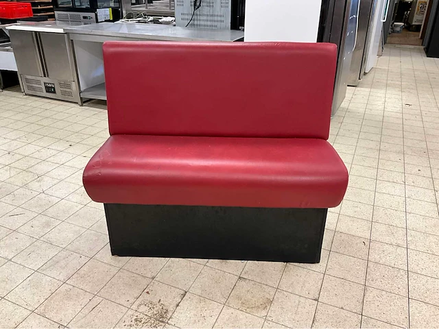 Kunstlederen restaurantbank - afbeelding 1 van  6