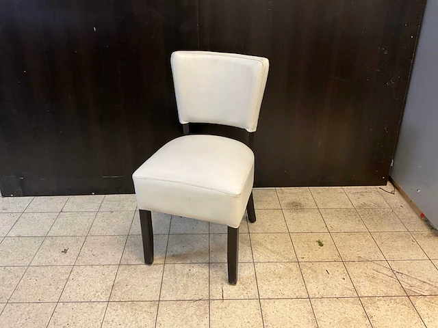 Kunstlederen restaurantstoel (2x) - afbeelding 1 van  5