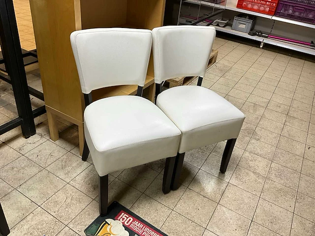 Kunstlederen restaurantstoel (2x) - afbeelding 5 van  5