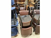 Kunstlederen restaurantstoel (4x) - afbeelding 5 van  5