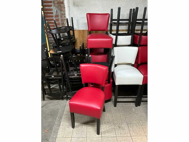 Kunstlederen restaurantstoel (6x) - afbeelding 6 van  6