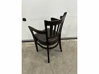 Kunstlederen restaurantstoelen (12x) - afbeelding 3 van  6