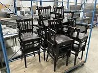 Kunstlederen restaurantstoelen (12x) - afbeelding 6 van  6