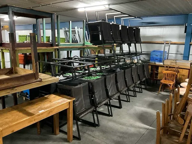 Kunstlederen restaurantstoelen (20x) - afbeelding 8 van  8