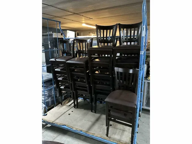 Kunstlederen restaurantstoelen (20x) - afbeelding 6 van  6