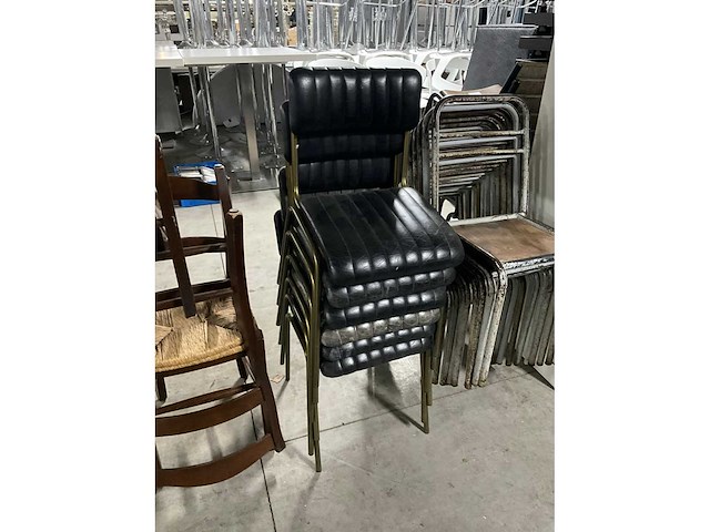 Kunstlederen restaurantstoelen (6x) - afbeelding 7 van  7