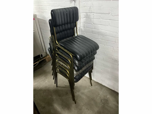 Kunstlederen restaurantstoelen (6x) - afbeelding 6 van  7