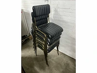 Kunstlederen restaurantstoelen (6x) - afbeelding 6 van  7
