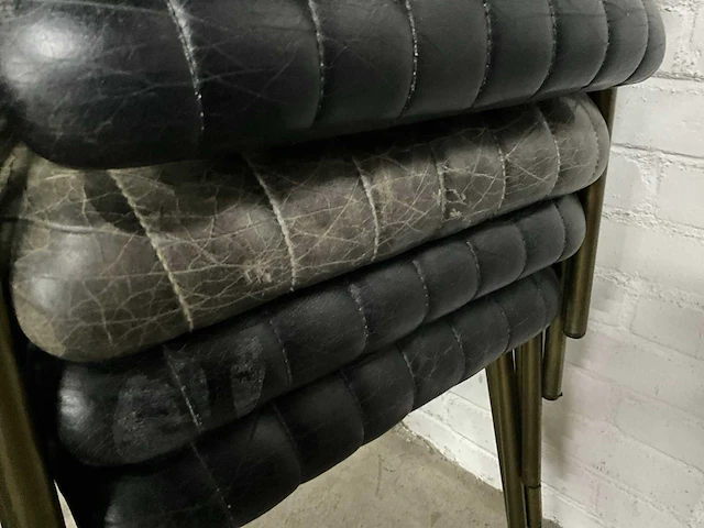 Kunstlederen restaurantstoelen (6x) - afbeelding 7 van  7