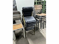 Kunstlederen restaurantstoelen (6x) - afbeelding 6 van  7