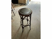 Kunstlederen thonet barkrukken (12x) - afbeelding 3 van  7